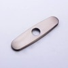Brushed Nickel 10-inch Hole Cover Deck Stainless Steel Sink Hole