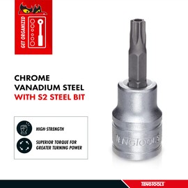 Teng M381230 TPX30 Torx 5.5mm 3/8-inch Pinned Socket Bit Drive