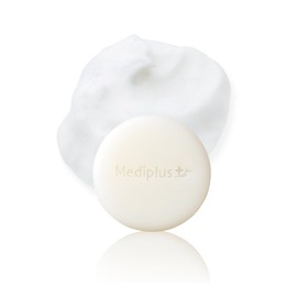 Mediplus Oil Cream Soap, 2.1 oz (60 g) (2 Month Supply), Moisturizing, Face Wash, Thick Cream Foam, Beauty Oil, Ceramide, Moisturizing, No Additives