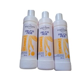 Stanhome Frescapie 300 ml 3 pack, locion crema para el descanso de los pies cansados e inflamados, bienestar para el pie diábetico proporciona descanso al aplicarse en los pies. (Vitamina C)