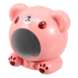 Beavorty Mini Nail Lamp Cute Bear Shaped Nail Light Portable Gel Nail Dryer Quick Drying Manicure Light For Desk And Travel