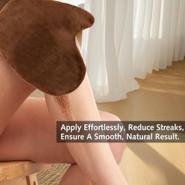 Self-Tanning Mitt Set Fake Tan with Set 3 in 1 Tan Mitt Applicator Self Applicator Reusable Tanning Glove Self Tan Mitt for with Back Applicator Brown