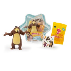 Masha et Michka - Snowflake Set, 2 Figures (1 of which Surprise) - Asst - in Display MHA29