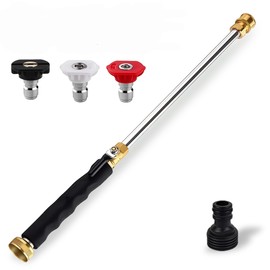 2026 Upgraded Jet Nozzle Power Washer for Garden Hose with 2 Different High-Pressure Nozzles and Quick Connectors, Hydro Jet High Pressure Washer Tools for Patio Car Pet Washing