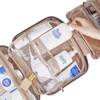 NISHEL Travel Toiletry Bag for women, Portable Hanging Organizer for