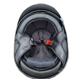 Vega Helmets 7817-053 Unisex-Adult Vega Warrior Half Helmet (Patriotic Flag Graphic, Medium) , Black