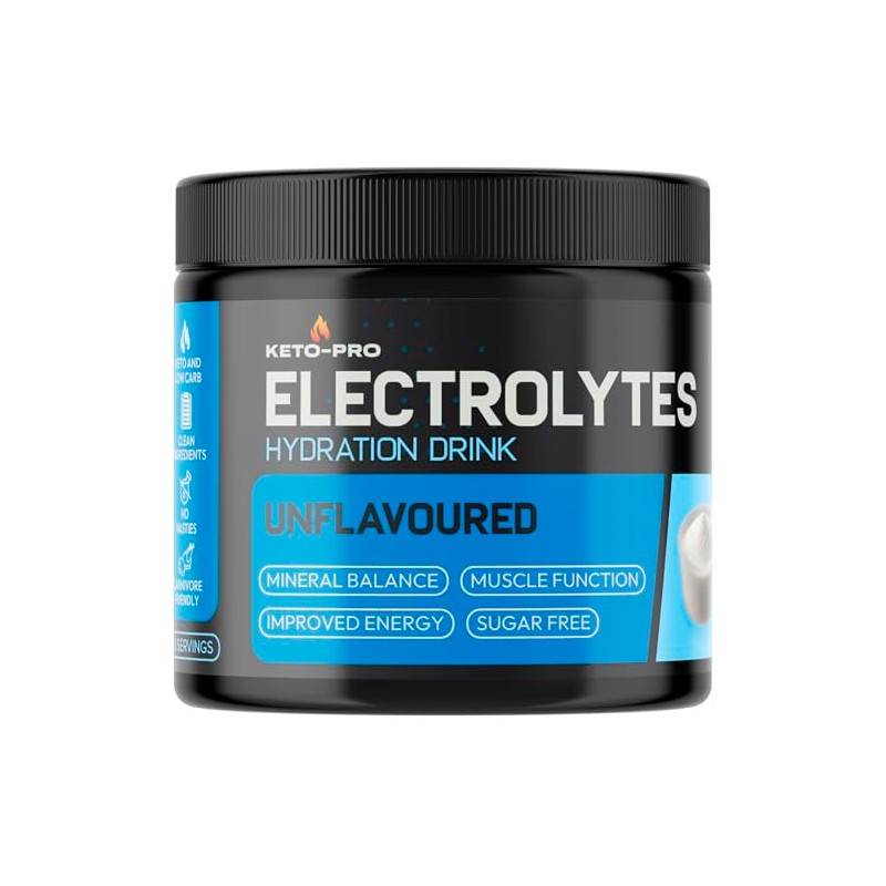 Keto-Pro Keto Electrolytes 250g - 50 Servings | Electrolyte Powder
