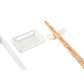 SUSHI SET 7 GRES BAMBU 24X7X2 BLANCO