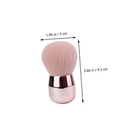 Healeved 3pcs Mushroom Makeup Brush for Loose Powder and Blush Application Versatile Face Cosmetic Tool for Teens for Professional and Home Use Random Style