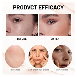 Flawless Eraser Foundation Stick, Korean Hydrating Foundation Stick with Built-In Brush, Lightweight Buildable Medium-to-Full Coverage for Natural Finish (Ivory, 1pcs)