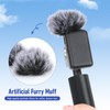 2*Pcs Furry Mic Windscreen for DJI Mic - Mic Wind