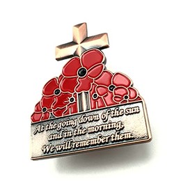 Rememembrance Day For The Fall Metal Enamel Pin Badge WWII Metal, Metal