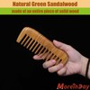 Moreinday Wooden Comb for Women, Wide Tooth Comb for Curls,