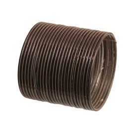 Touchstone "Colorful Bangle Collection Pretty Attractive Look Jet Black Textured Color Indian Bollywood Thin Designer Jewelry Metal Bangle Bracelets for Women. Set of 24.