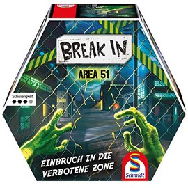 Schmidt Spiele Militaire 49380 Break In, Area 51, Puzzle Game, Action Game, Medium