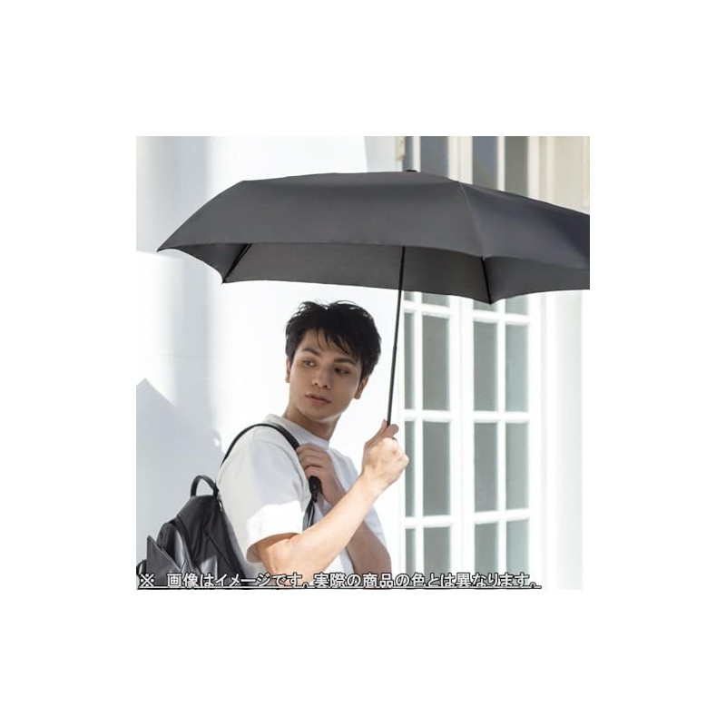 Nakatani AMANE Men's Folding Umbrella, Air+ Navy, 834-008, Hand Opening,