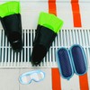 Bojueshaw Swimming Goggles Case,Breathable Zip Storage Pouch with Drainage Holes,Protective