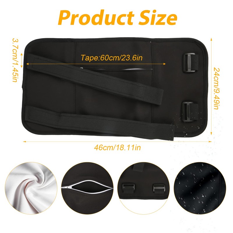 Massage Belt Castor Oil Kit, 2 Pieces Removable TPU Castor