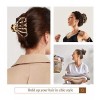 Shinowa Pinzas Para El Cabello De Concha De Tortuga 2