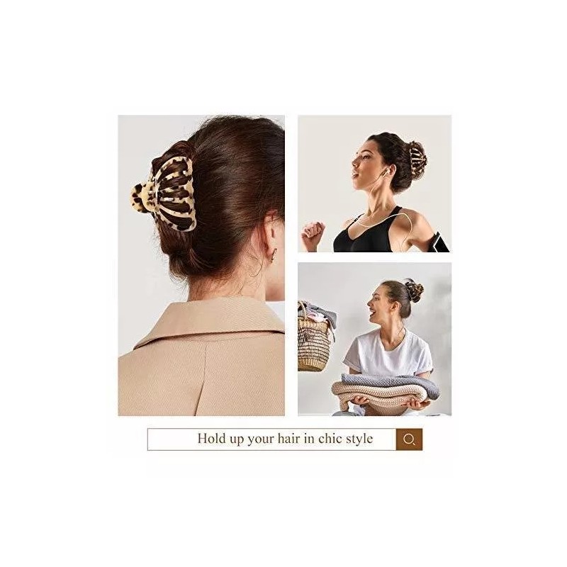 Shinowa Pinzas Para El Cabello De Concha De Tortuga 2