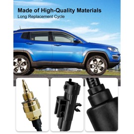 ULZOZN Engine Oil Temperature Sensor Fit for Dodge Dart Jeep Cherokee Compass Renegade Chrysler Ram ProMaster City Fiat 2014-2021 Replace 68088241AA 68119586AA