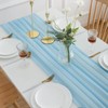 Aoksunova Table Runner, Blue Chiffon Table Runner, Tulle, 300 x