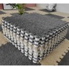 10Pcs Plush Foam Interlocking Carpet Tiles 11.8 X 11.8in Anti