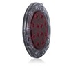 Maxxima M85417R Red 21 LEDs Ultra Thin Round Hybrid Lightning