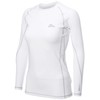 Fila 419402 Women's Long Sleeve Compression Sportswear, WT, L