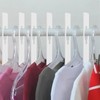 UNGFEI 50 PCS 120 x 50mm White Rectangle Clothing Rack