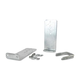 Sturdy Built (2) 12" Galvanized L-Type Boat Trailer Bunk Bracket Kit for 3x3 Galvanized Cross Members…