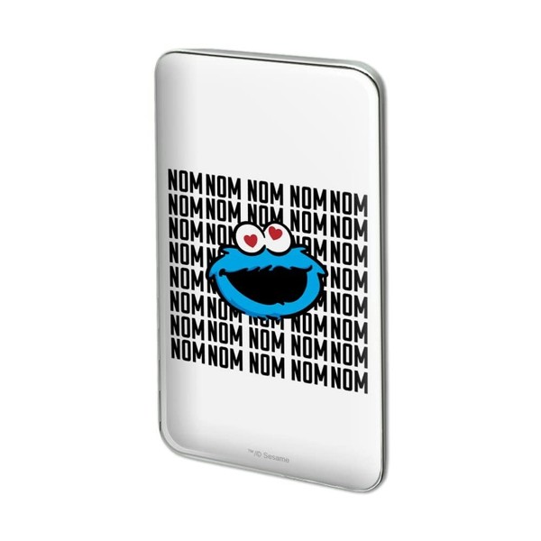 Sesame Street Cookie Monster Nom Nom Rectangle Lapel Hat Pin