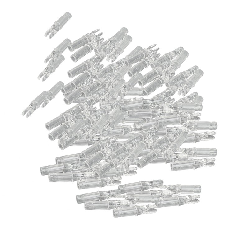 100pcs Archery Arrow Nock Durable Plastic Insert Arrow Nocks Light