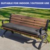 IPYNBAP Bench Cushions for Outdoor Furniture, 45x18x3 Inch, Waterproof＆Fade Resistant