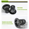 BENLIUDH 2.75inch Garden Plastic Slotted Mesh Net Cups Pots, Round