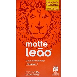 Leao Matte Tea Natural Roasted Whole Grain Tea - 8.82 Oz - 250 Grams (Pack Of 1) | - Cha Mate By Brcoffee