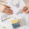 GETHPEN Micro Fineliner Set, 6 Pack Black Micro Fine Point
