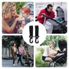 Stroller Carabiner Clip | 360-degree Rotating Bag Clips | Rotating