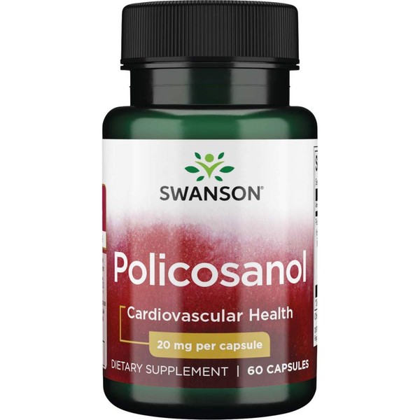 Swanson Policosanol 20 Milligrams 60 Capsules