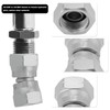 SG Store 2PCS Hydraulic Female to Female Equal Swivel Coupling