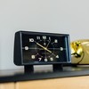 NEWGATE 'Wideboy' retro inspired rectangular alarm clock in a matt