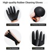 ThxToms 3 Pairs Dishwashing Cleaning Gloves, Reusable Dishwashing latex Gloves