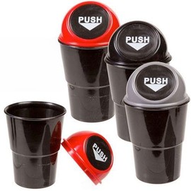 3 X CAR RUBBISH BIN DRINKS HOLDER AUTO TRASH GARBAGE DUST CASE VAN OFFICE DESK