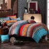 Bohemian Duvet Cover Twin, Luxury Microfiber Boho Bedding Set Twin,