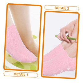 SAFIGLE 3Pairs Moisturizing Spa Socks for Foot Care Gel Lotion Socks for Soft Feet for Home Beauty Salons Overnight Use Blend for Comfort and Durability