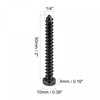 sourcing map Hex Lag Screws 1/4" x 2" Carbon Steel