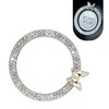 Merdege Bling Car One-Button Start Decorative Sticker, Butterfly Key Ignition