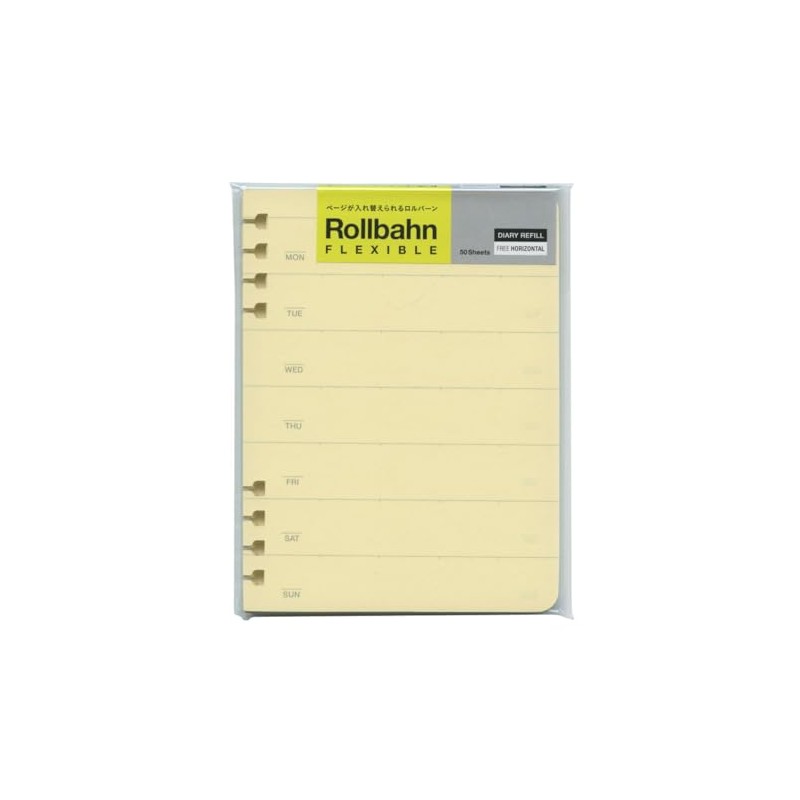 Delphonics Rollbahn Flexible Diary Refill, Free Horizontal M