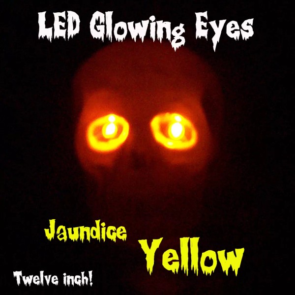 n/a LED GLOWING EYES HALLOWEEN YELLOW 5MM 9 VOLT WIDE