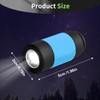 UCEC Mini Keychain Flashlight, Travel Flashlight USB Torch Rechargeable Colorful